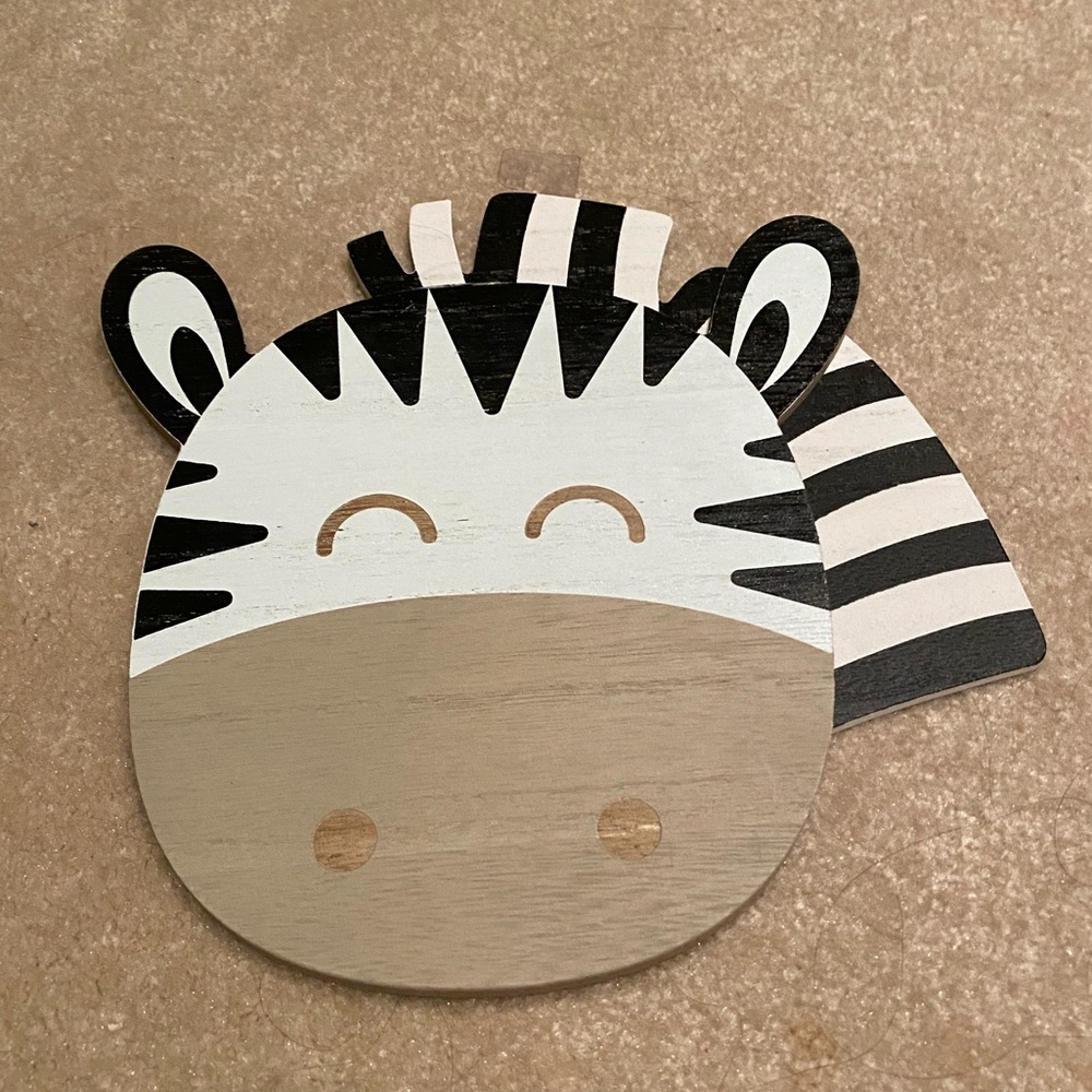 Zebra wall decor